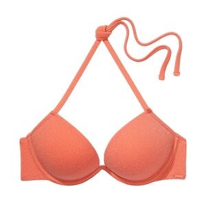 Victoria’s Secret Super Push-Up Underwire Bikini Top Size Medium-DD